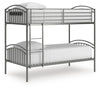 Hilletran Twin over Twin Bunk Bed with Ladder