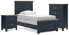 Landocken Twin Panel Bed, Chest and Nightstand