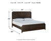 Tandisport California King Panel Bed
