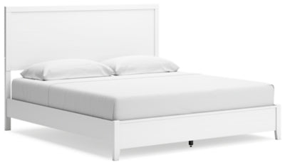 Cama King con paneles Binterglen