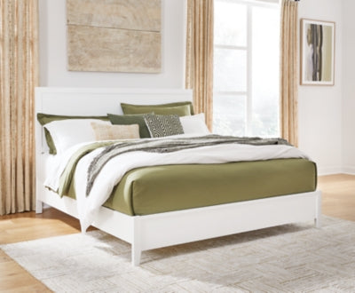 Cama King con paneles Binterglen