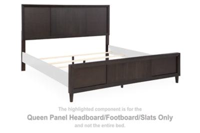 Cabecero/pie de cama/listones con paneles Queen de Urbantrack