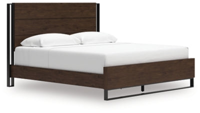 Cama King con paneles Zumbado