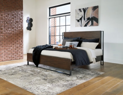 Cama Queen con paneles Zumbado