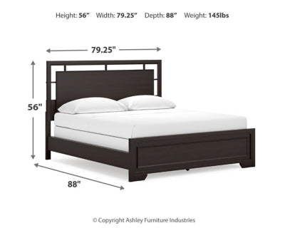 Cama Covetown California King con paneles
