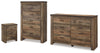 Trinell Dresser, Chest and Nightstand