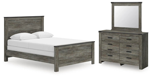 Frandern Queen Panel Bed, Dresser and Mirror