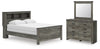 Frandern Queen Bookcase Bed, Dresser and Mirror