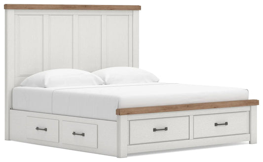 Savonport King Panel Storage Bed