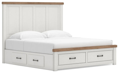 Savonport King Panel Storage Bed