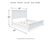 Trulani California King Panel Bed