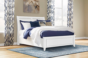 Cabecero de cama estilo trineo Queen de Trulani