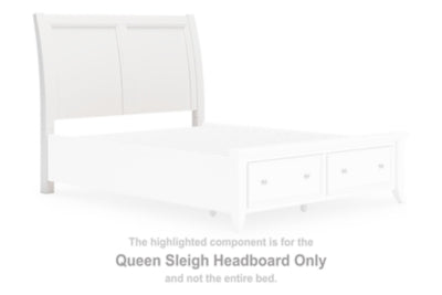 Cabecero de cama estilo trineo Queen de Trulani