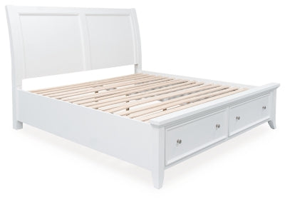 Cama tipo trineo con almacenamiento Trulani California King