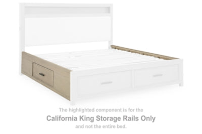 Rieles de almacenamiento Calmoro California King