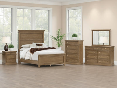 Cama Queen con paneles Mylarken