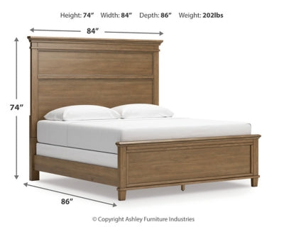 Cama King con paneles Mylarken