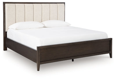 Cama tapizada Westonfort California King con paneles