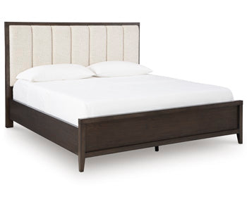 Pie de cama con paneles Westonfort King/California King con listones