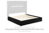 Agrander King Upholstered Footboard/Rails/Roll Slats