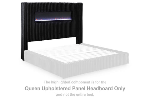Agrander Queen Upholstered Panel Headboard