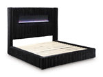 Agrander King Upholstered Panel Headboard