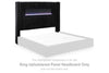 Agrander King Upholstered Panel Headboard