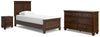 Danabrin Twin Panel Bed, Dresser and Nightstand