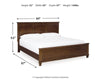 Danabrin King Panel Bed