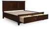 Danabrin California King Panel Storage Bed