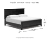Lanolee King/California King Panel Footboard