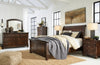 Porter Queen Sleigh Storage Bed, Dresser, Mirror, Chest, and 2 Nightstands