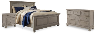 Lettner Queen Panel Bed, Dresser, and Nightstand