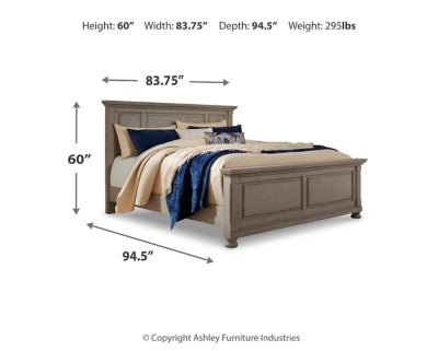 Cama Lettner California King con paneles