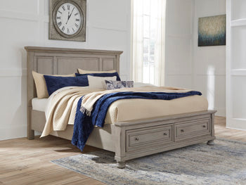 Cama Lettner Queen con almacenamiento y paneles