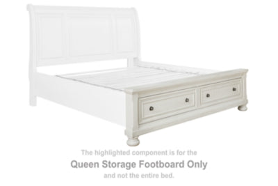 Pie de cama con almacenamiento Robbinsdale Queen