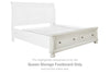 Pie de cama con almacenamiento Robbinsdale Queen