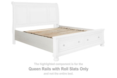 Rieles Robbinsdale Queen con listones enrollables