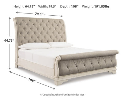 Cama tipo trineo Realyn California King
