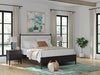 Pie de cama con almacenamiento Portdown King/California King