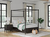 Cabecera/pie de cama/listones/dosel tapizado Portdown Queen