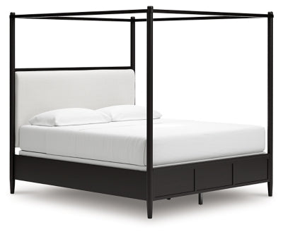 Cama con dosel tapizada Portdown California King