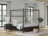 Rieles/postes/toldo para carteles Portdown California King