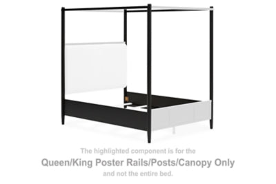 Rieles/postes/dosel para pósteres Queen/King de Portdown