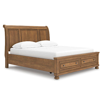 Pie de cama con almacenamiento Vandenmore Queen