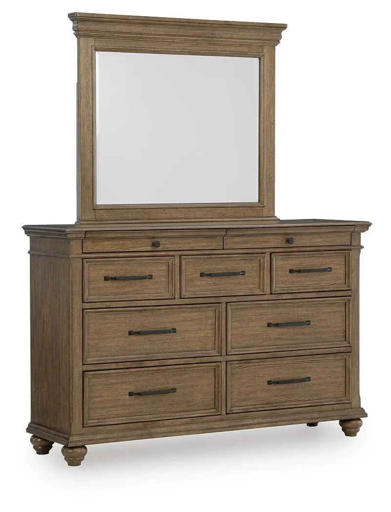 Waynely Dresser and Mirror