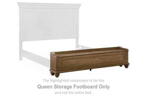 Waynely Queen Storage Footboard