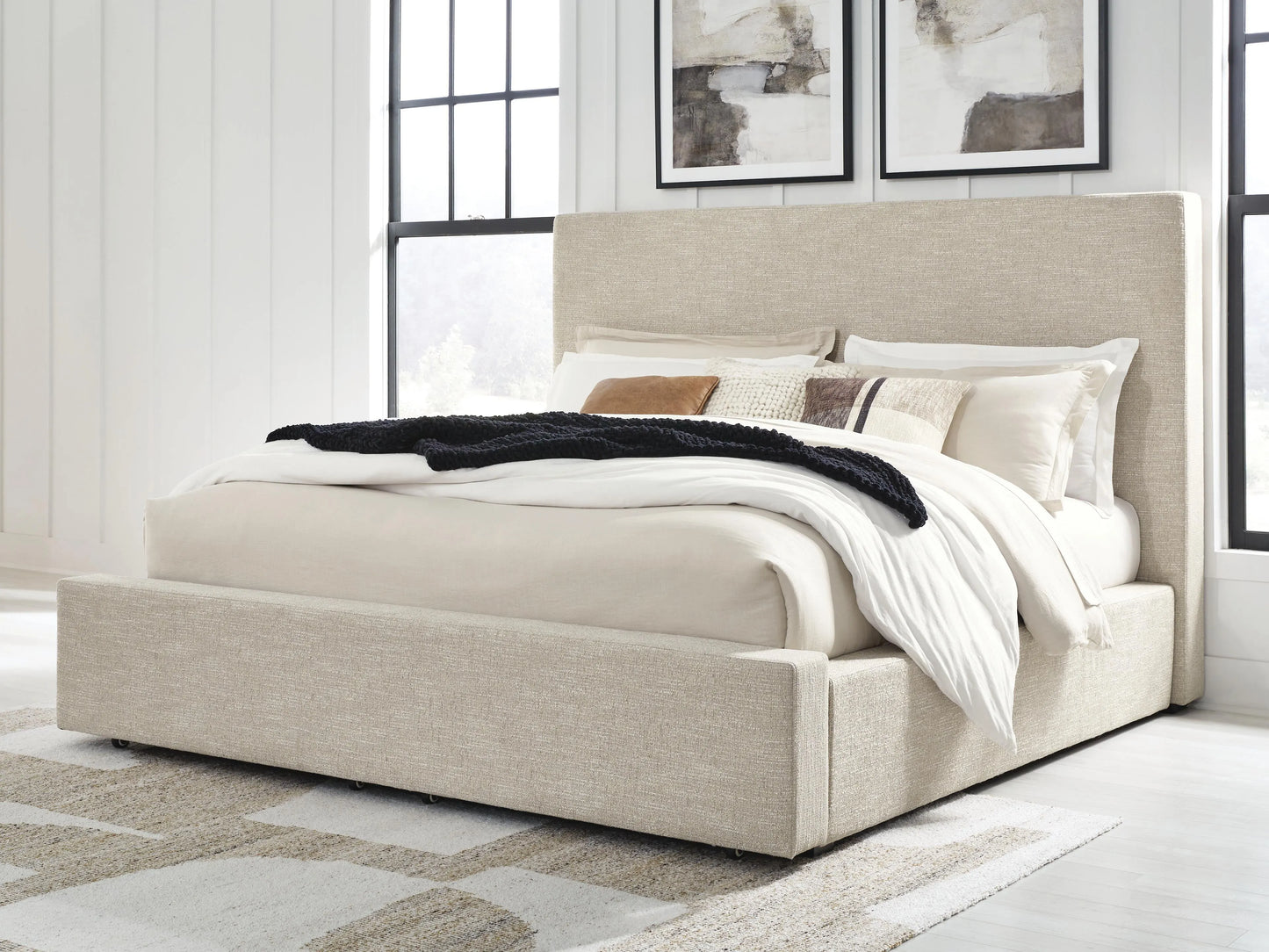 Kristiland Queen Upholstered Storage Bed