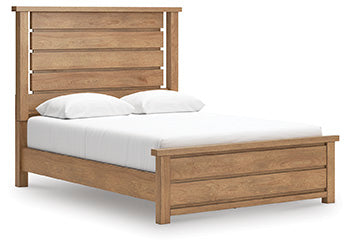Pie de cama con paneles Kristiland Queen y listones