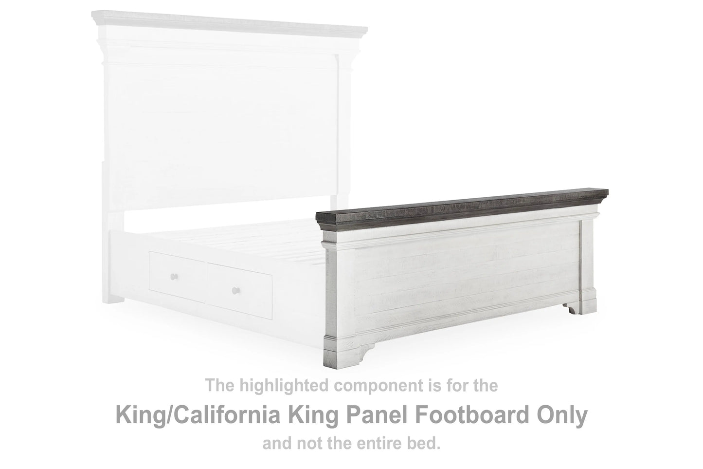 Havalance King/California King Panel Footboard